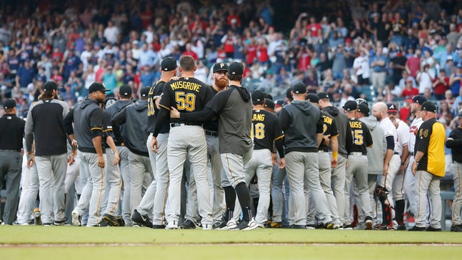 Pirates' Musgrove, Braves' Donaldson tossed after skirmish